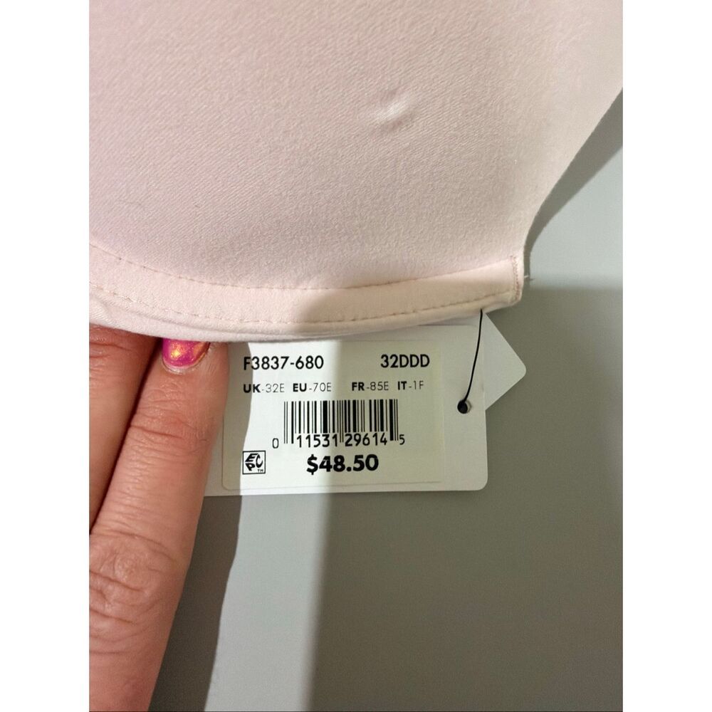 Calvin Klein Perfectly Fit Modern T-Shirt Underwire Bra Nymphs Thigh Pink 32DDD - Picture 4 of 4